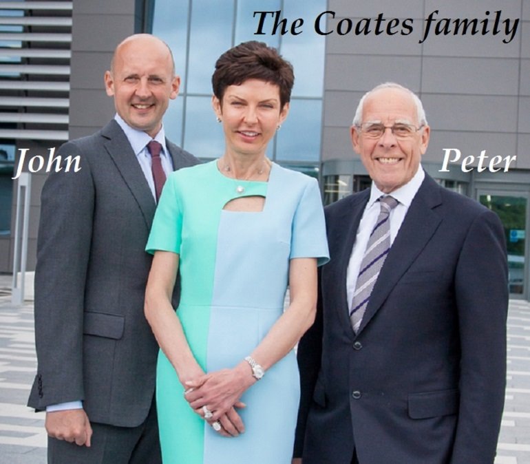 The Coates family John Denise Peter